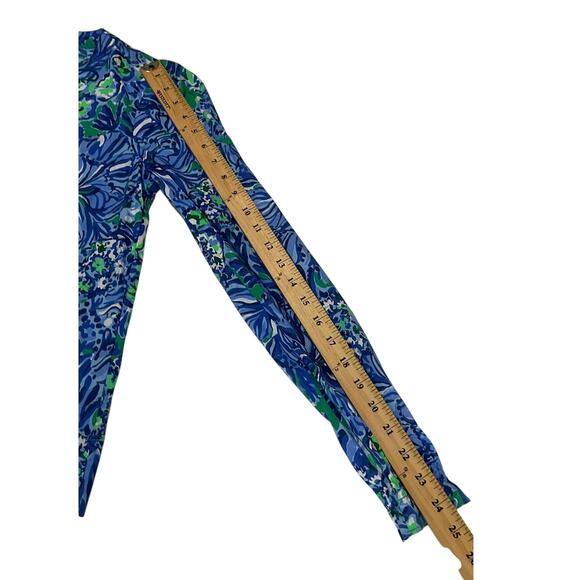 Lilly Pulitzer Coulter Top Abaco Blue Blouse Size XX Small New - Picture 7 of 15